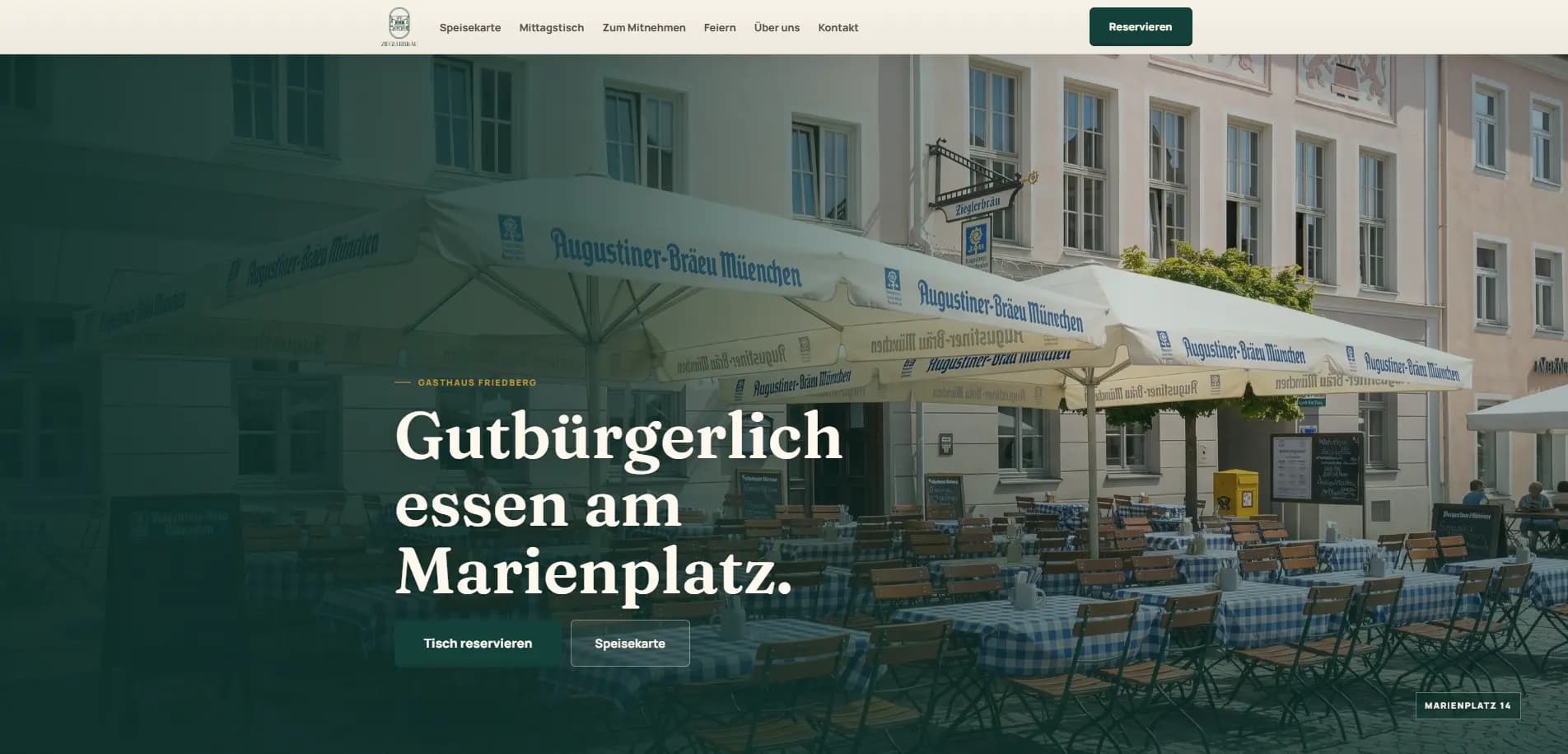 Website des Zieglerbräu Friedberg